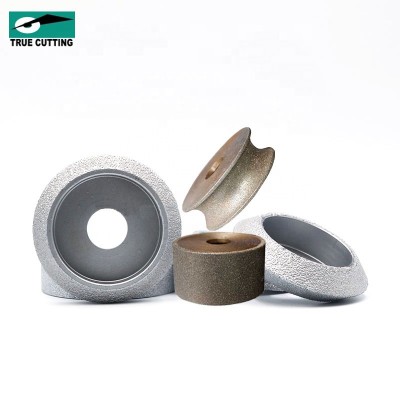 3" 75mm Vacuum Brazed Diamond Grinding Wheel Flat Disc Profile Wheel Buffing Wheel abrasive+tools abrasive roller brush